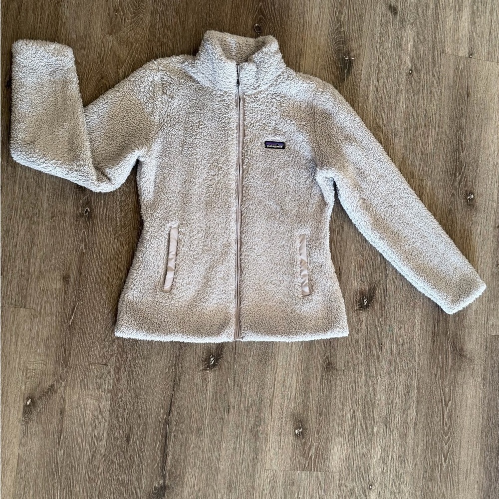 Patagonia woman Fleece Jacket in Cream